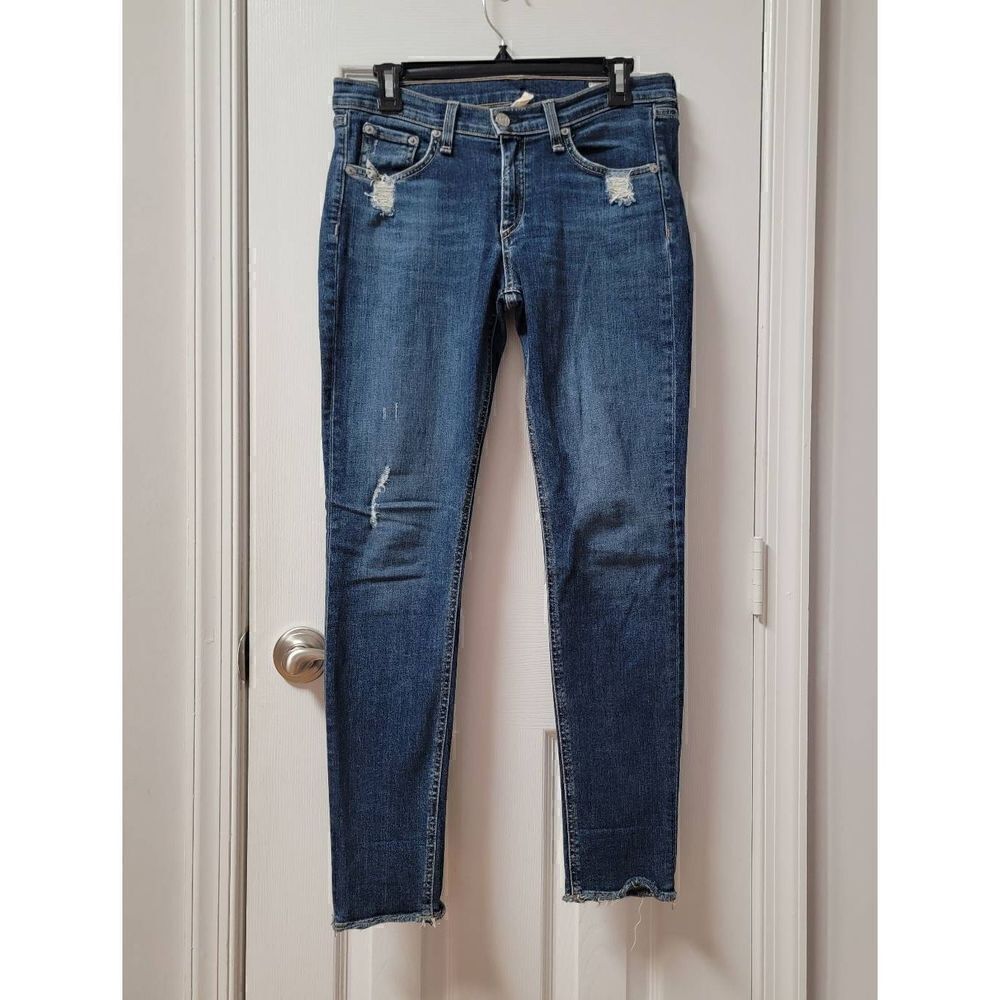 Rag & Bone Skinny Leg Distressed Jeans 29